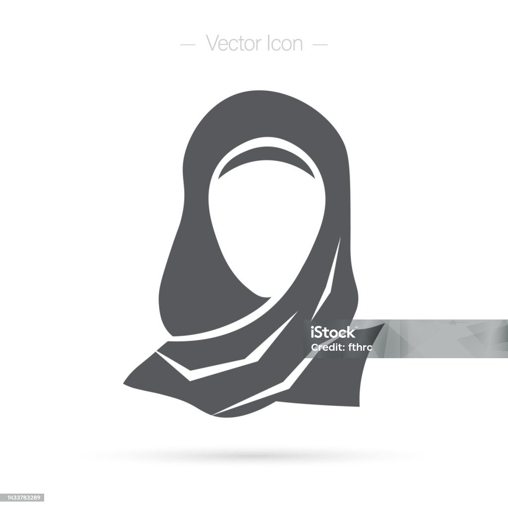 Người Phụ Nữ Hồi Giáo Hijab Người Phụ Nữ Biểu Tượng Phẳng Hình ...