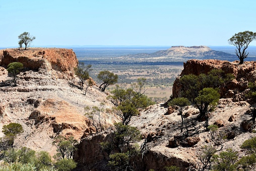 A scenic view of Porcupine Gorge National Park, Outback Queensland, QLD, Australia
