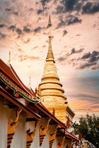istock Wat Chang Kham Chedi in Nan Province, Thailand 1433788962