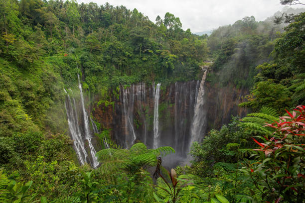 istock Tumpak Sewu or Coban Sewu is a tiered waterfall in East Java Indonesia 1433796574