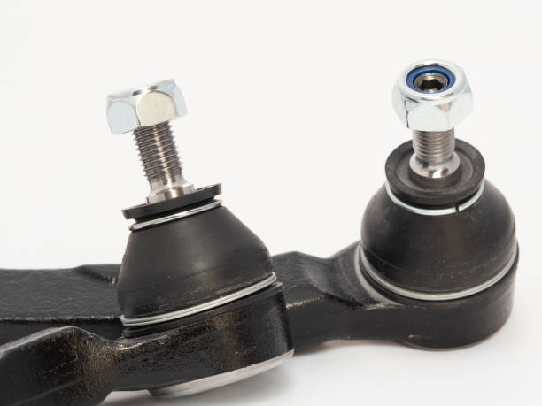 istock Car track rod end steering joint isolated against a white background. Spare part 1433809792