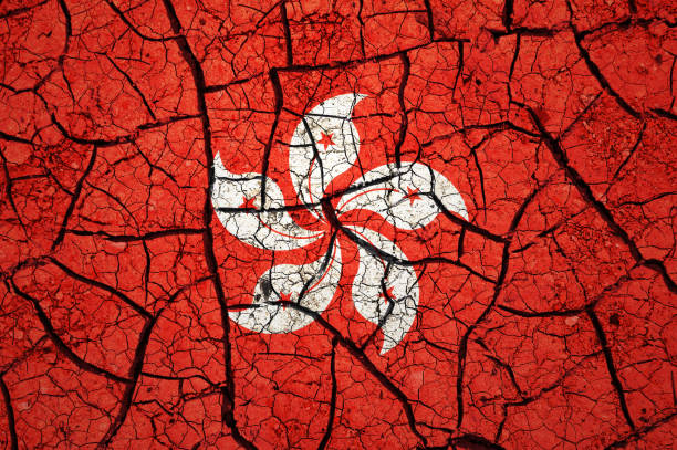 Country with drought concept. Water problem. Dry cracked earth country.