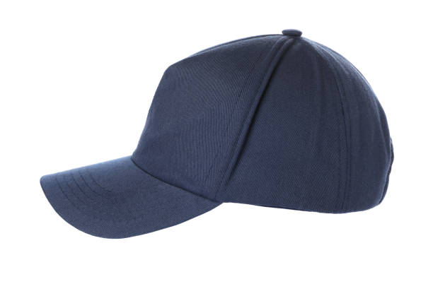istock Stylish blue baseball cap isolated on white 1433812414