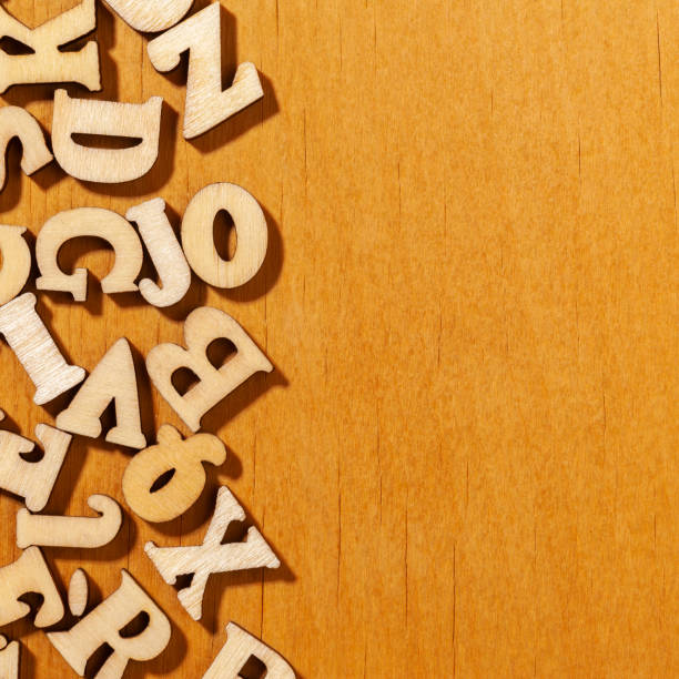 istock Background with wooden english letters 1433817785