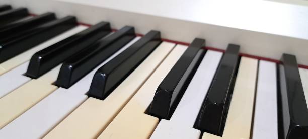 istock Close-up of piano keys. 1433827936