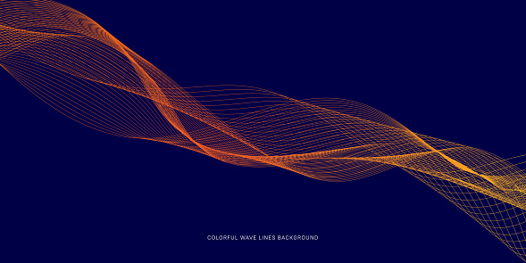 Line Wave Color Colorful Wave Lines On White Background Multi Colored Curved Wavy Lines ...