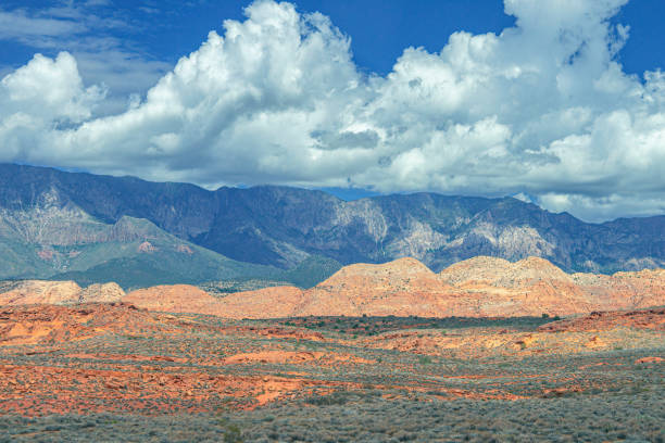 istock Mountain and landscape, cloudy and sunny sky 1433847071