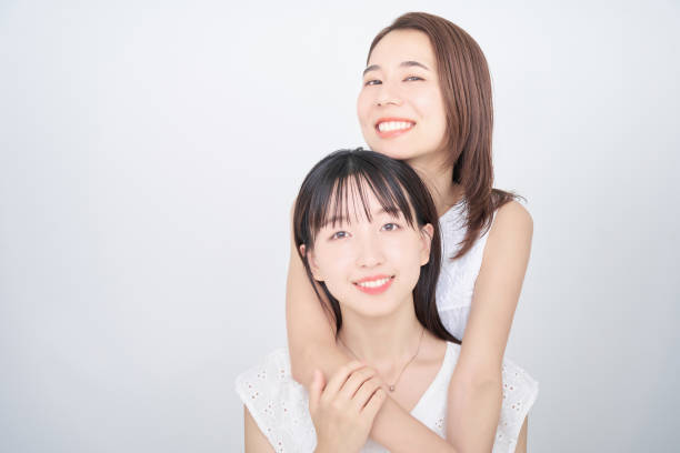 istock Two women wearing white sleeveless 1433852287