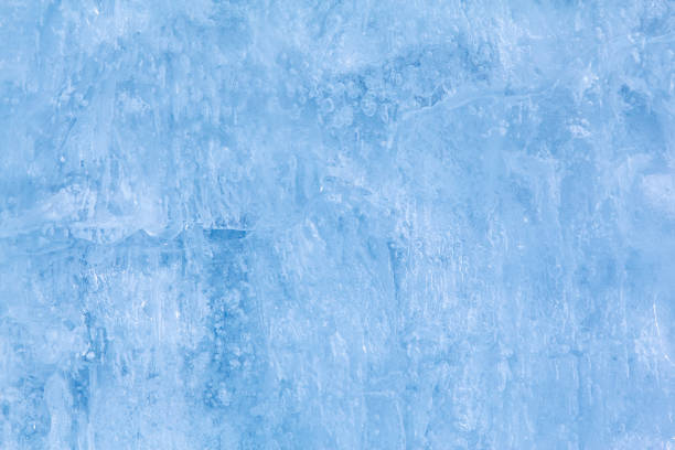 istock Texture of winter ice surface. Blue natural ice background 1433852723