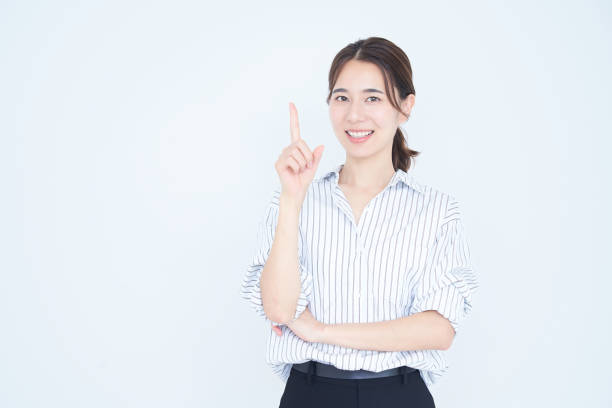 business woman doing hand sign