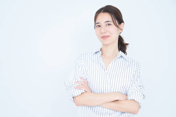 istock business woman and white background 1433858151