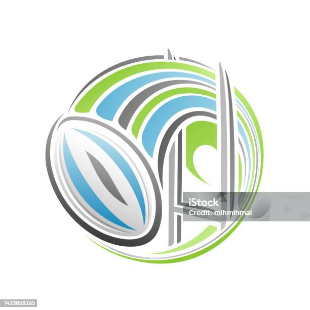 X Rugby Logo Vector Logo For Rugby Sport Stock Illustration - Download Image Now ...