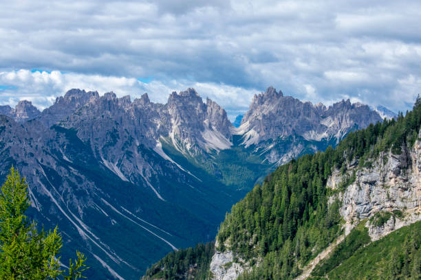 Mountains in Forni di Sotto (Udine - Friuli Venezia Giulia) stock photo