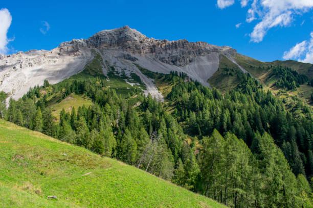 Mountains in Forni di Sotto (Udine - Friuli Venezia Giulia) stock photo