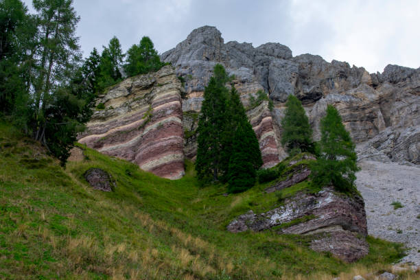 Campanili di Costa Baton, Forni di Sotto, Friuli Venezia Giulia stock photo