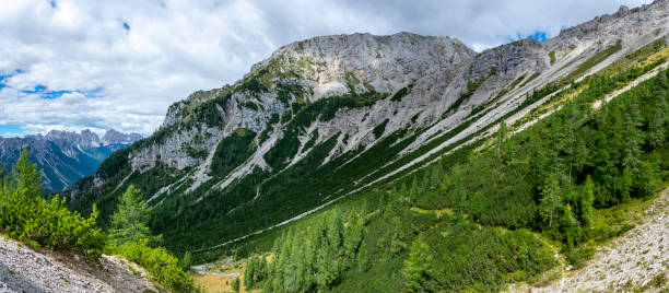 Mountains in Forni di Sotto (Udine - Friuli Venezia Giulia) stock photo