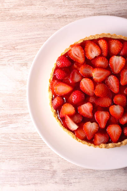 istock Strawberry tart with jelly berry 1433874048