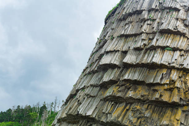 istock natural background, rock fragment from volcanic lava pillars 1433882499