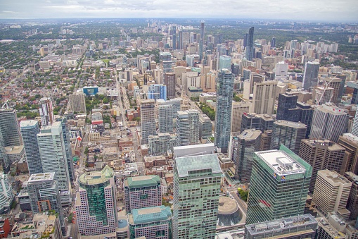 City views in Toronto, Canada in daylight