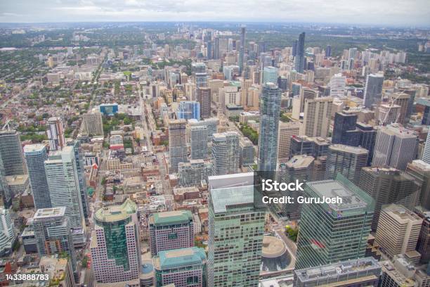 City Views In Toronto Canada In Daylight Stock Photo - Download Image Now - Building Exterior, Built Structure, Canada