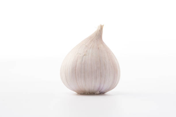 a garlic isolated on white background