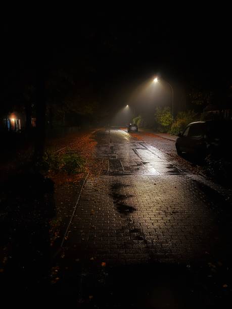 istock Street with leaves 1433907665