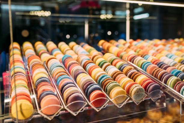 istock Colorful homemade organic macarons 1433909989