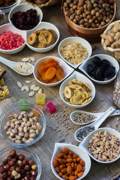 istock Bar with granola, dried fruits and nuts 1433911591