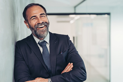 Portrait of a smiling mature businessman