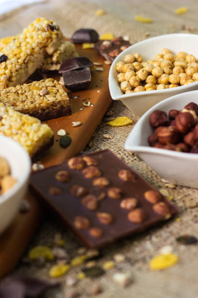 istock Fitness bars with chocolate 1433913763