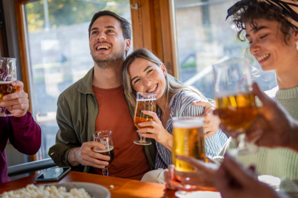 istock Friends drinking at the pub 1433926784