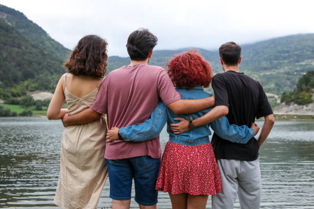 istock A group of friends watching the view 1433928357
