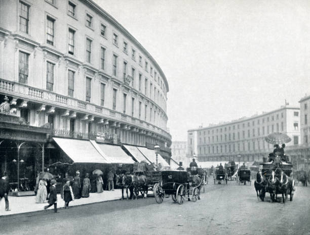 istock Regent Street 19th century London 1433929565