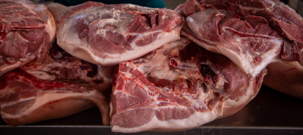istock fresh pork at a market 1433939120