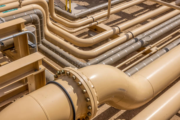 istock Gas compression plant in West Texas 1433941902