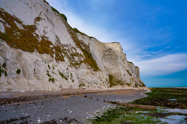 White Cliffs of Dover landmark in Kent England UK United Kingdom