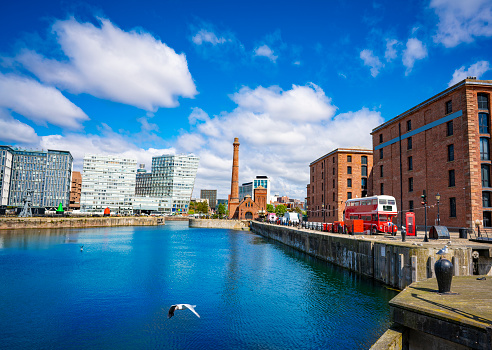Liverpool Albert Dock in England UK United Kingdom