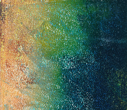 Hand painted background texture with shades of blue, green and beige. There is a gradient of color.