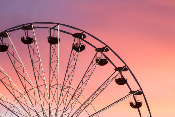 istock Ferris wheel at the sunset 1433972039