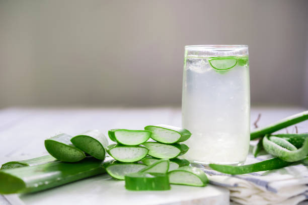 Aloe vera juice, Aloe vera water Aloe vera juice, Aloe vera water aloe juice stock pictures, royalty-free photos & images