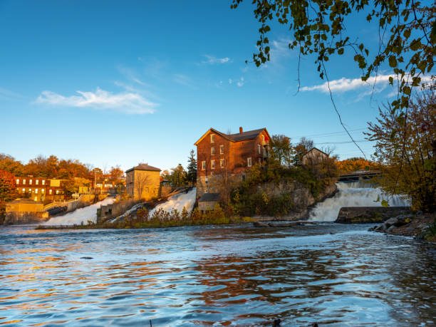 istock Vergennes Falls in Vermont in the fall 1434032177
