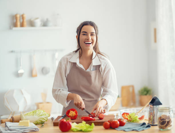 istock woman is preparing proper meal 1434034752