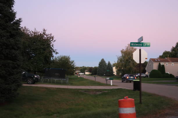 istock Neighborhood At Sunset 1434037779