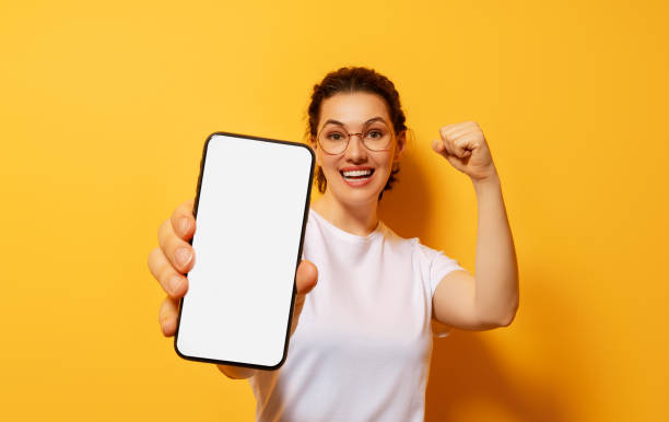 istock woman with smartphone 1434038828