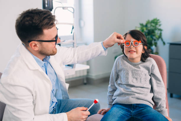 istock eye examination in the eye clinic 1434048237