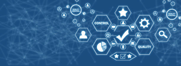 istock Concept of Quality control, Guarantee, Standards 1434055344