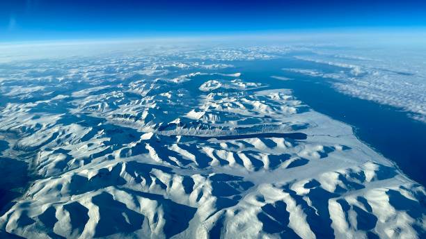 Free Stock Photo of Aerial view of snow-capped mountains | Download ...