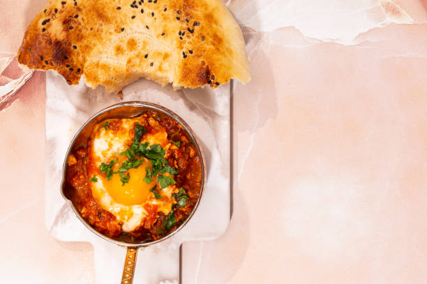 istock Shakshouka in a copper pot 1434063624