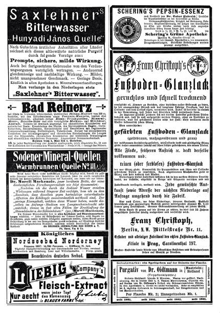 istock Ads in a German magazine of 1888 1434070648