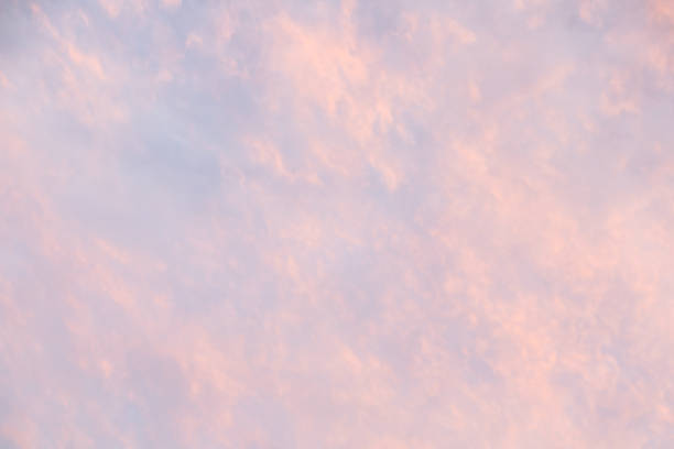light colored clouds, texture material - color image light pink dramatic sky imagens e fotografias de stock